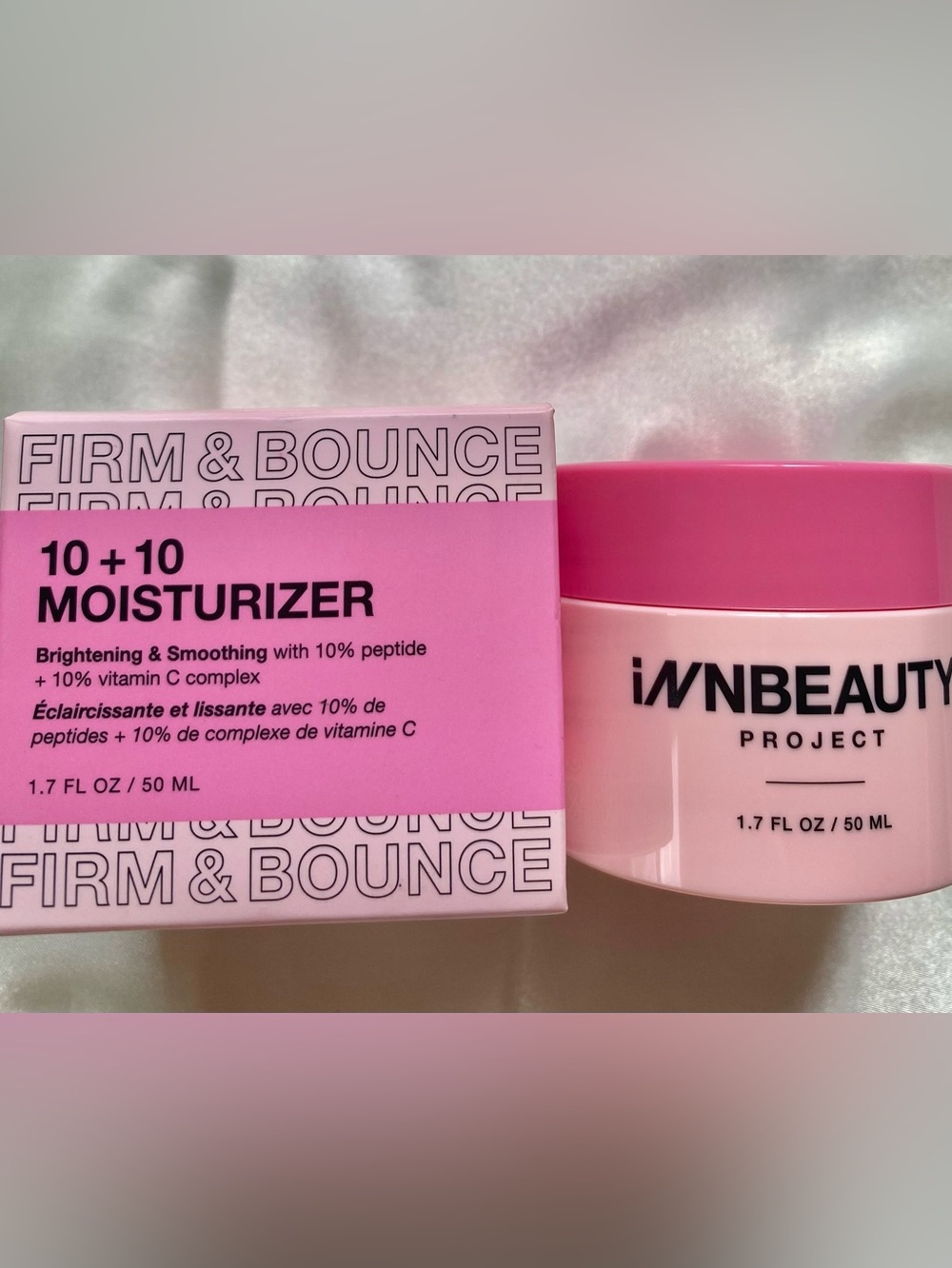 10+10 Brightening/Smoothing Peptide and Vitamin C Face Moisturizer - NEW+Box